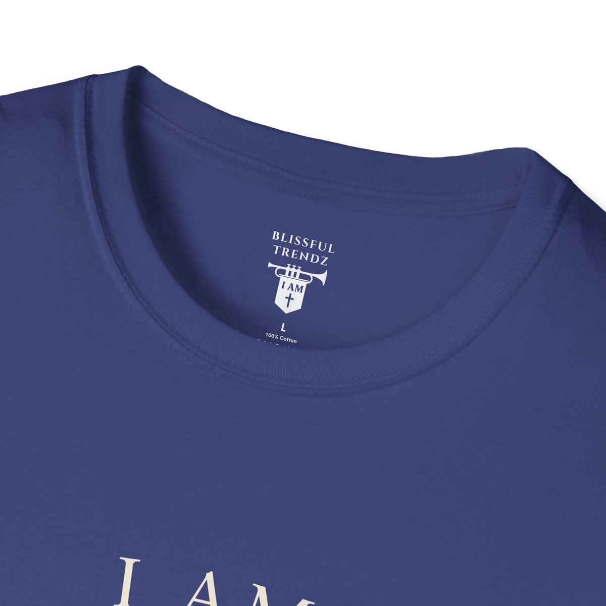 I AM Walking In Resurrection Power - Cross with Footprints - Unisex Softstyle T-Shirt - Image 29