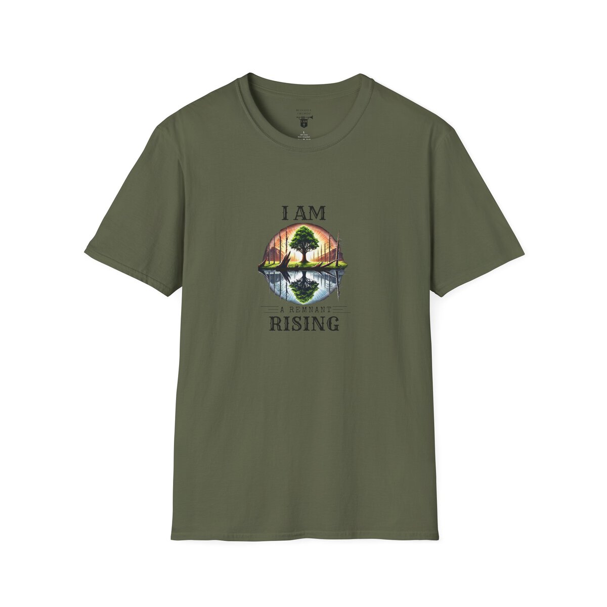I AM A Remnant Rising - Tree - Unisex Softstyle T-Shirt - Image 19