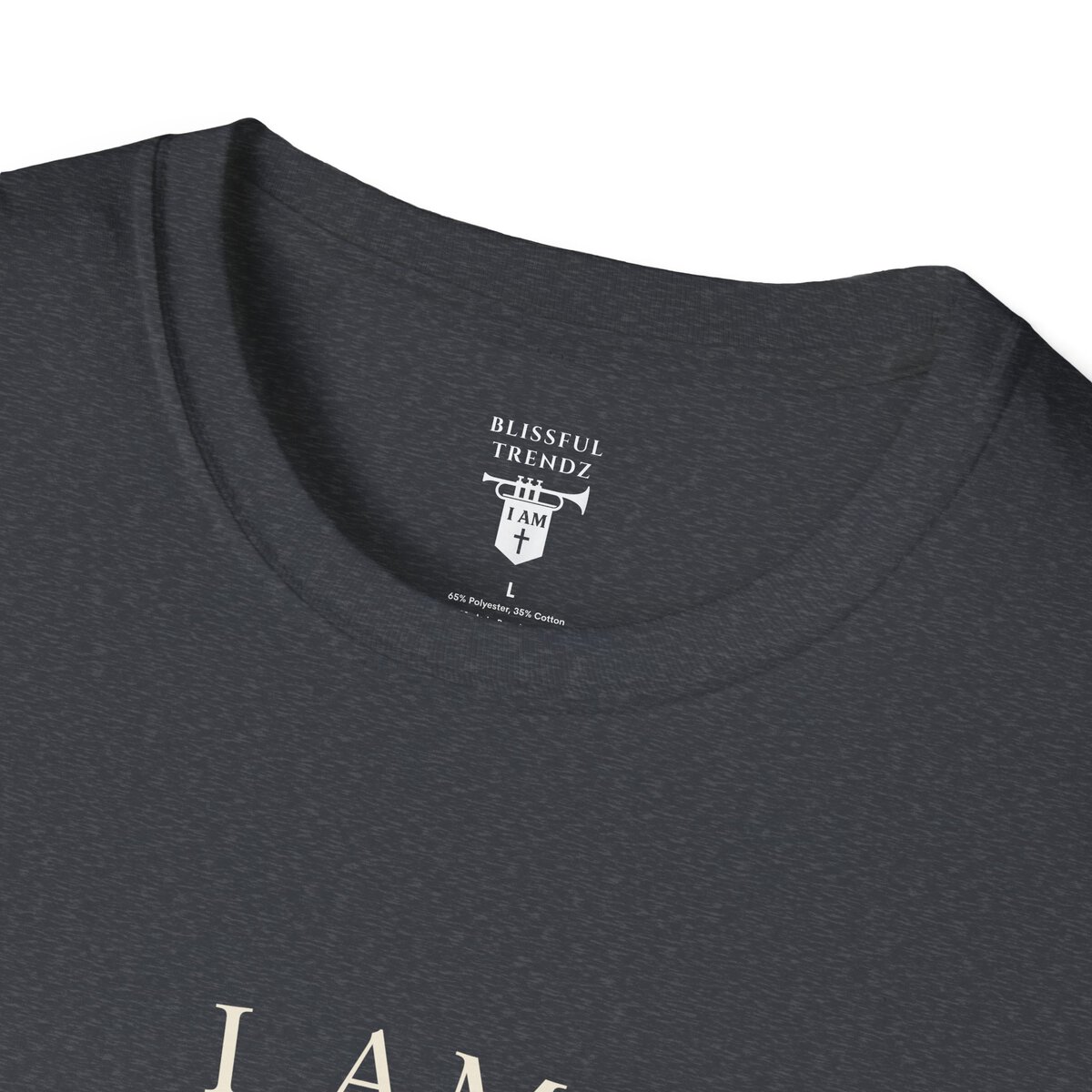I AM Walking In Resurrection Power - Cross with Footprints - Unisex Softstyle T-Shirt - Image 32