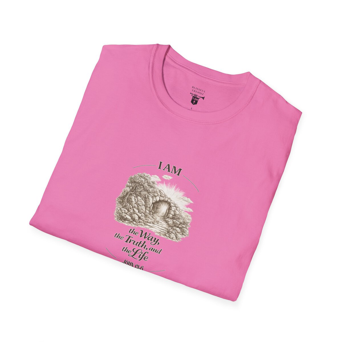 I AM the Way, the Truth, and the Life - JOHN 14:6 - Unisex Softstyle T-Shirt - Image 45
