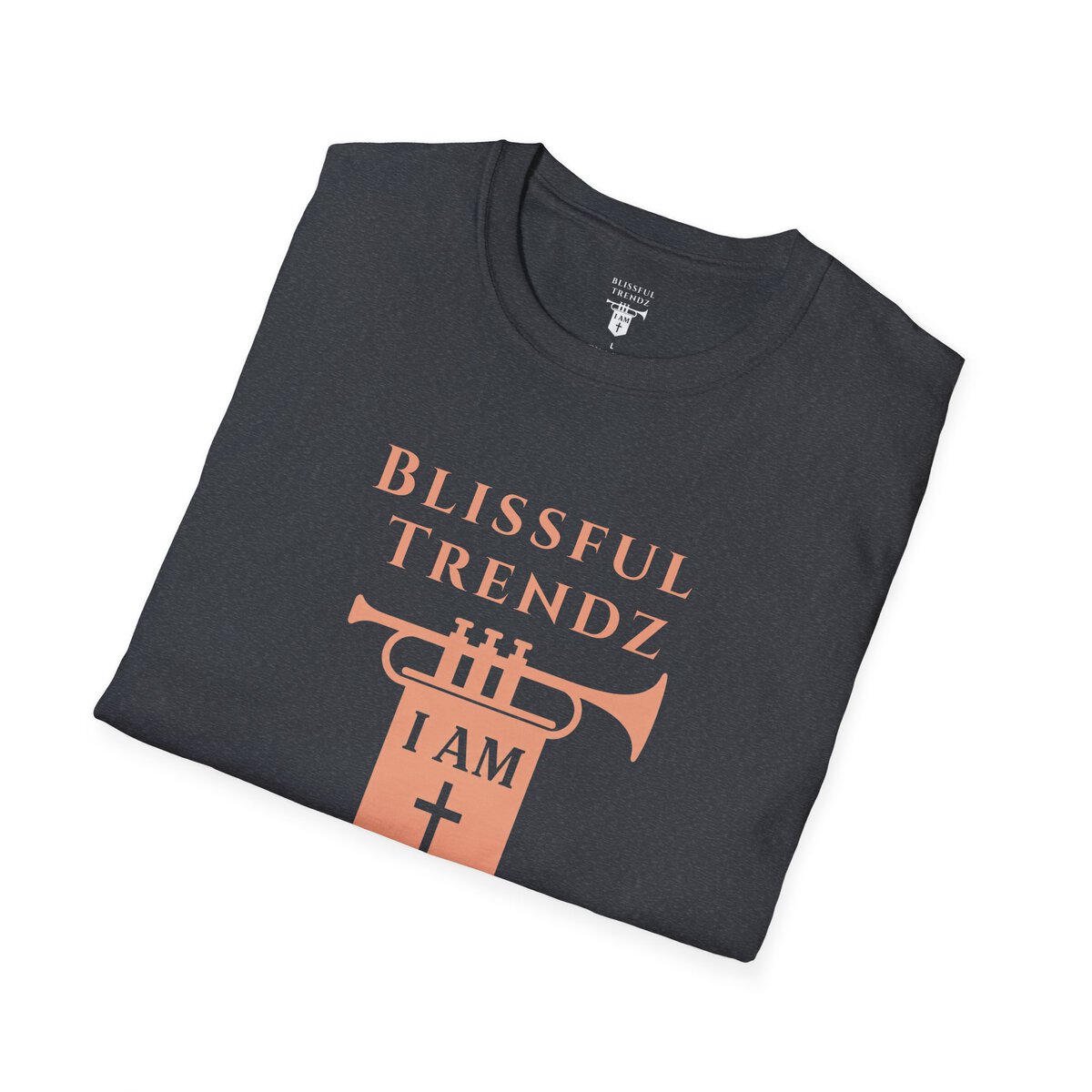 Blissful Trendz - I AM - Banners For The Battle - Raised For The Nations - PCH - Unisex Softstyle T-Shirt - Image 39