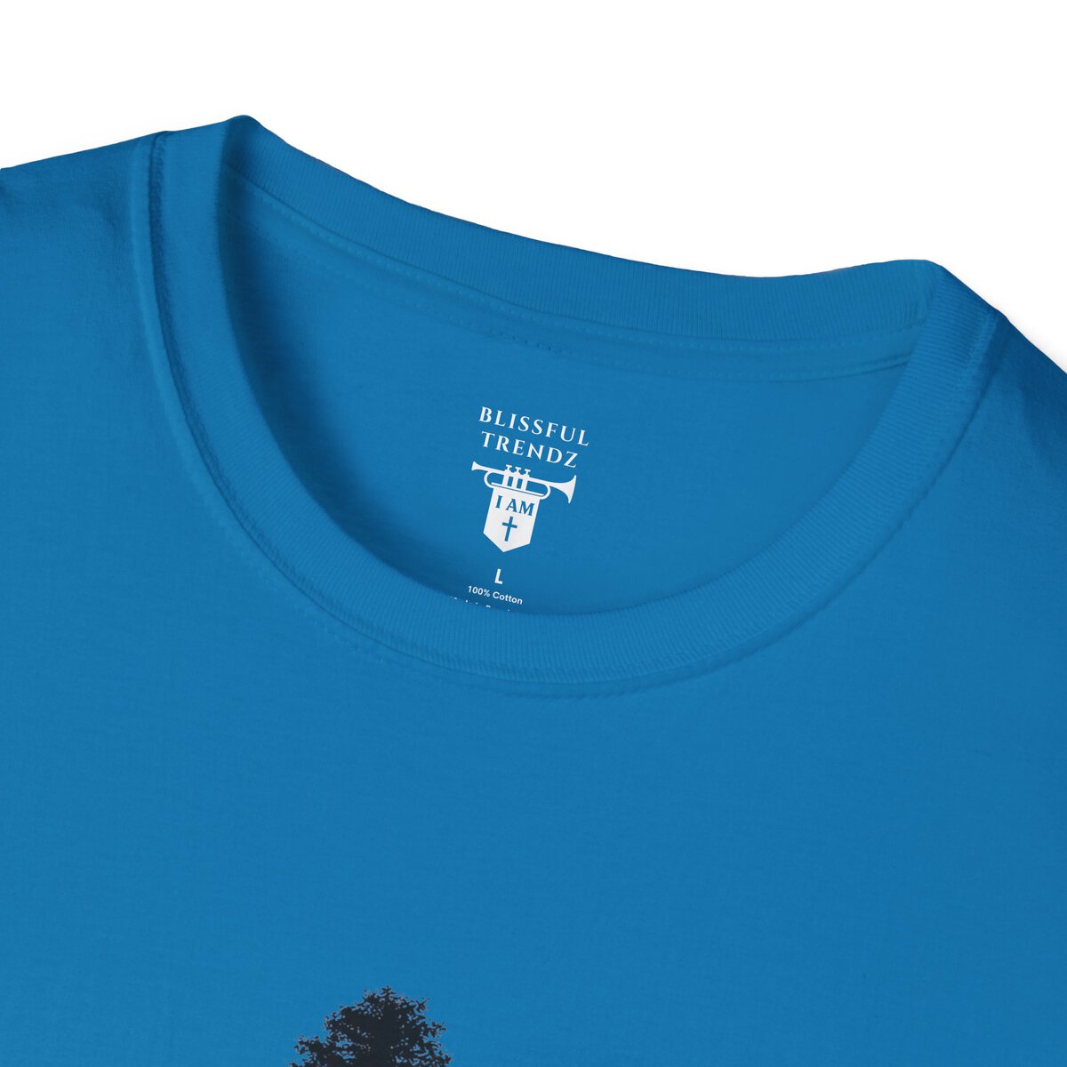 I Am a New Beginning - ISAIAH 43:19 - Sequoia Tree - Unisex Softstyle T-Shirt - Image 2
