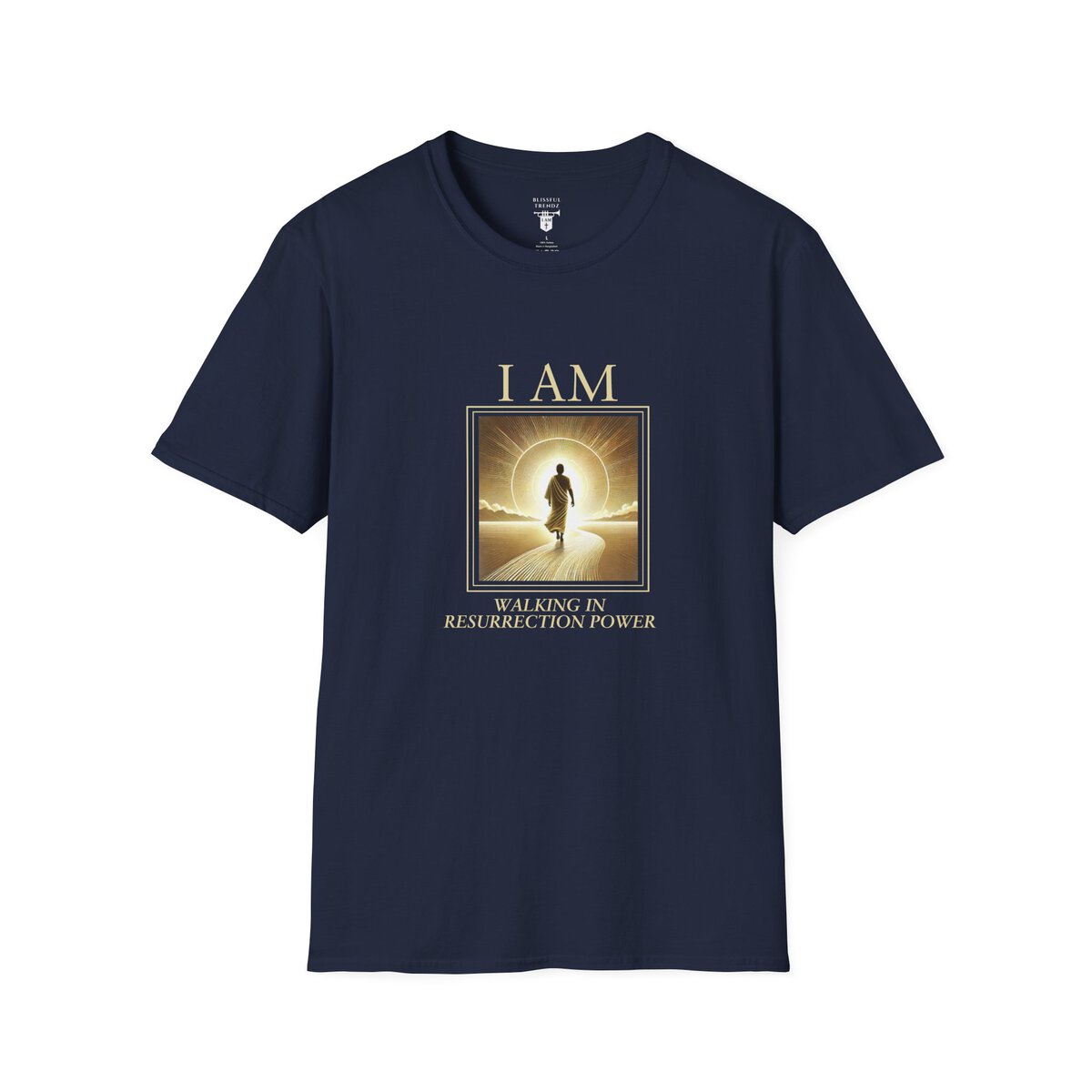 I AM Walking In Resurrection Power - Golden Path - Unisex Softstyle T-Shirt - Image 13