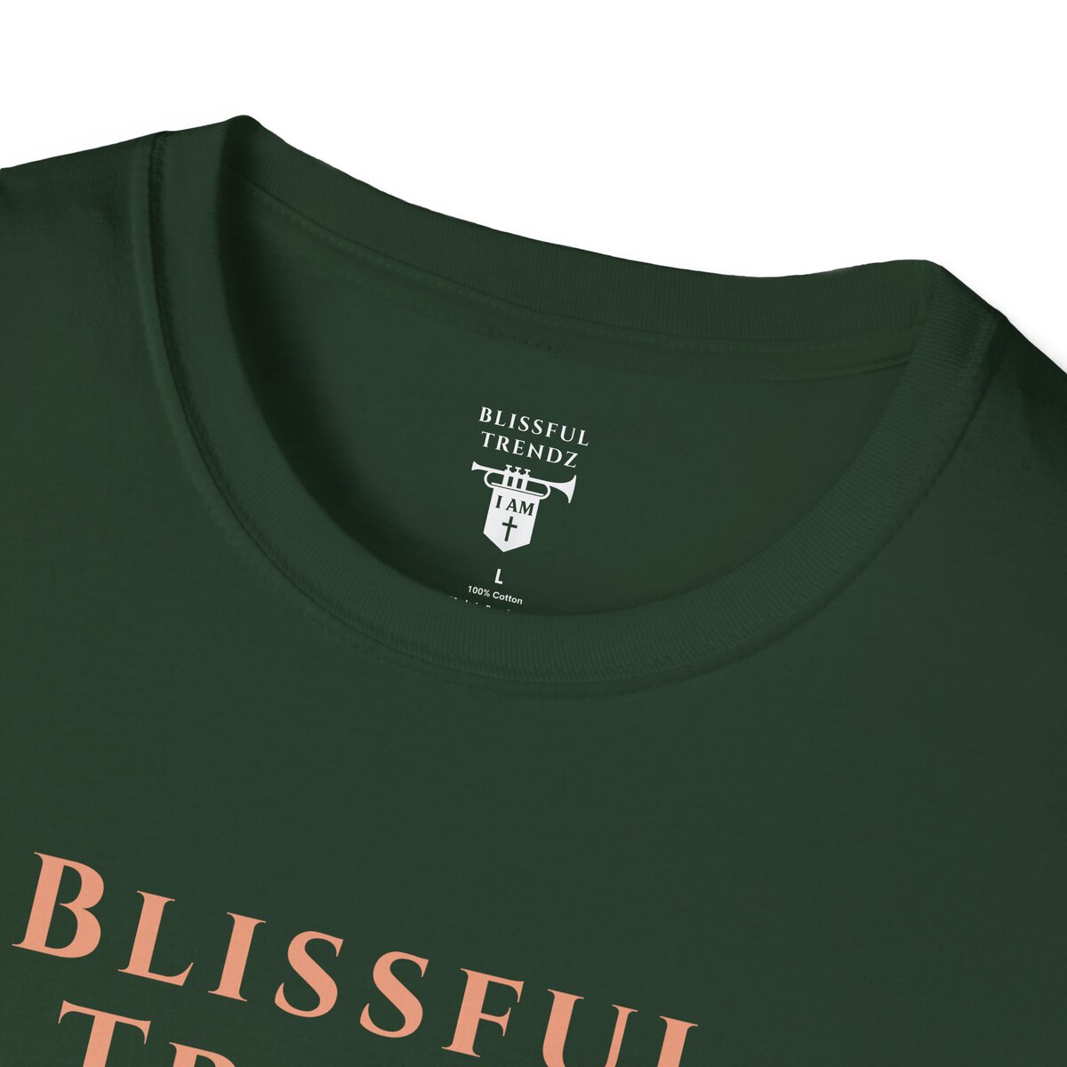 Blissful Trendz - I AM - Banners For The Battle - Raised For The Nations - PCH - Unisex Softstyle T-Shirt - Image 14
