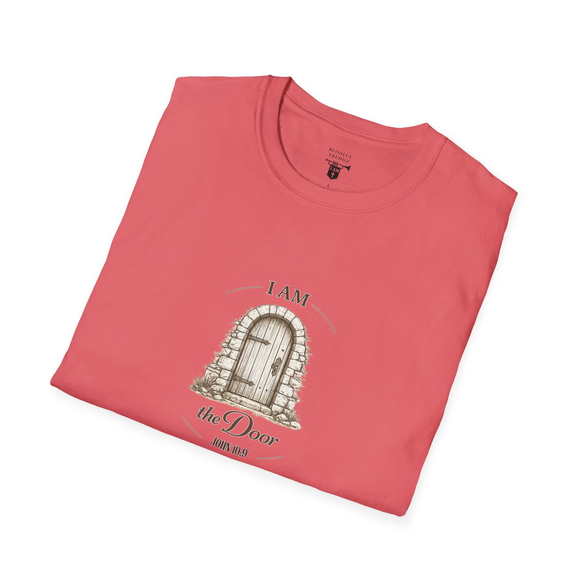I AM the Door - JOHN 10:9 - Unisex Softstyle T-Shirt - Image 39