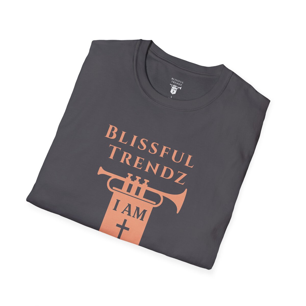 Blissful Trendz - I AM - Banners For The Battle - Raised For The Nations - PCH - Unisex Softstyle T-Shirt - Image 36