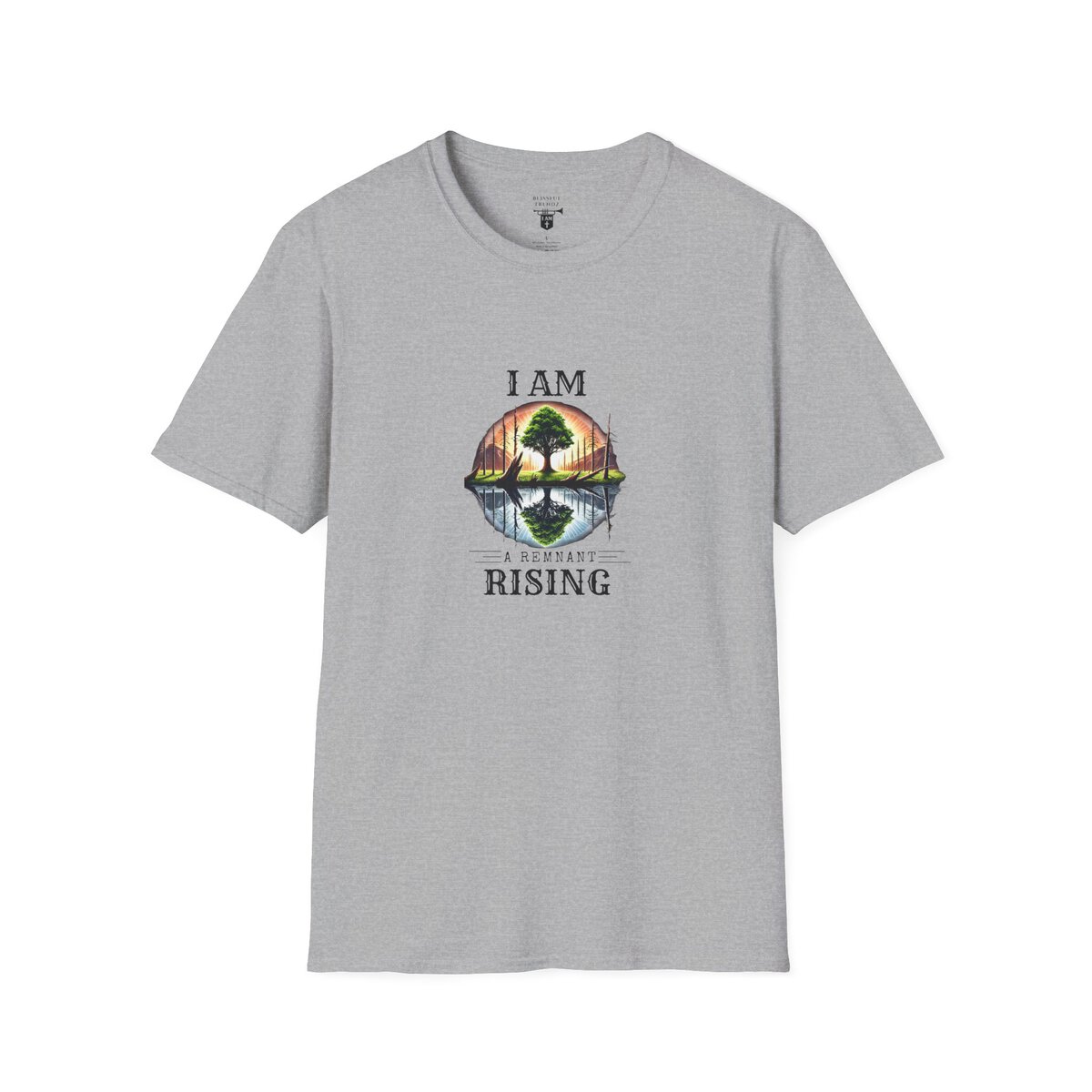 I AM A Remnant Rising - Tree - Unisex Softstyle T-Shirt - Image 10