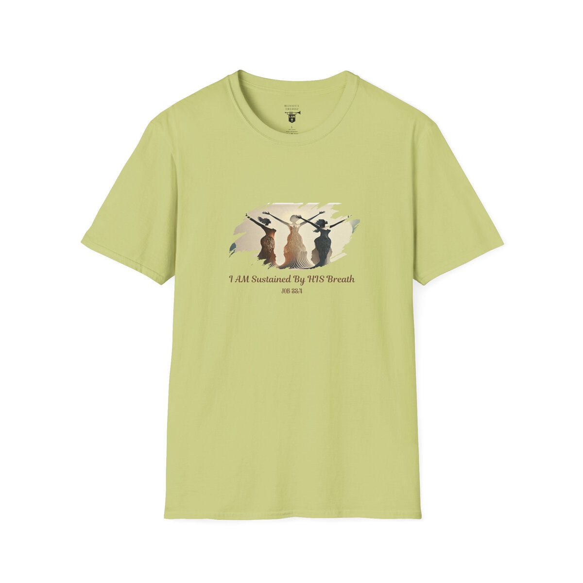 I AM Sustained By HIS Breath - JOB 33:4 - Unisex Softstyle T-Shirt - Image 19