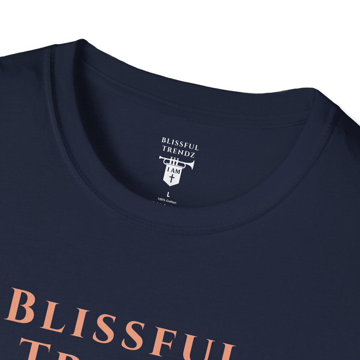 Blissful Trendz - I AM - Banners For The Battle - Raised For The Nations - PCH - Unisex Softstyle T-Shirt - Image 29