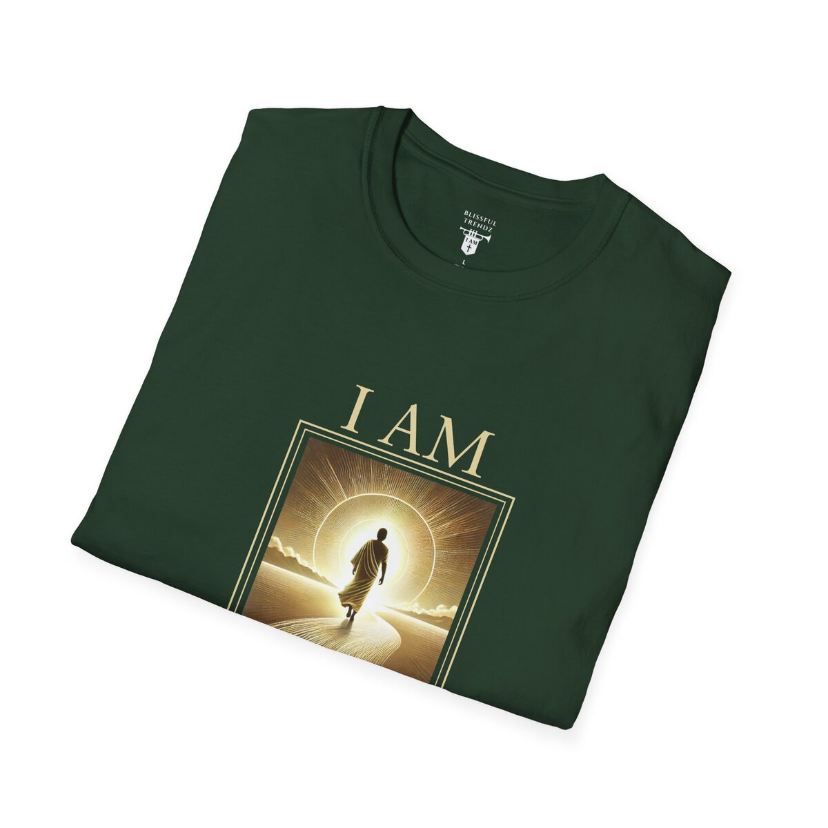 I AM Walking In Resurrection Power - Golden Path - Unisex Softstyle T-Shirt - Image 30