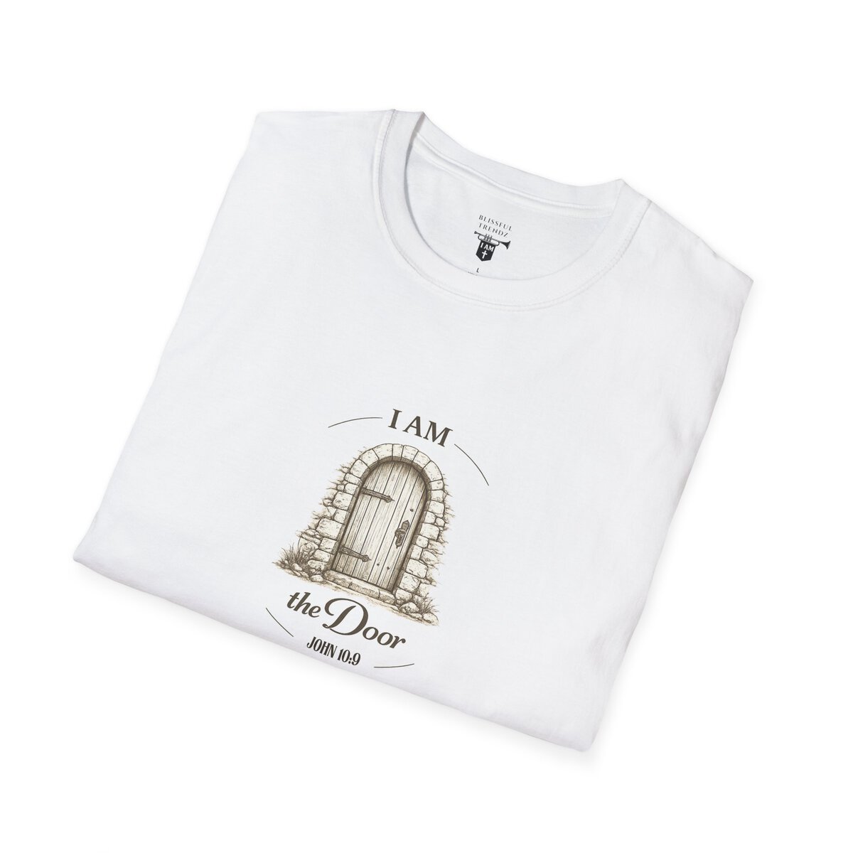 I AM the Door - JOHN 10:9 - Unisex Softstyle T-Shirt - Image 6